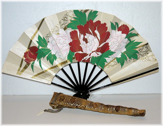 старинный японский веер