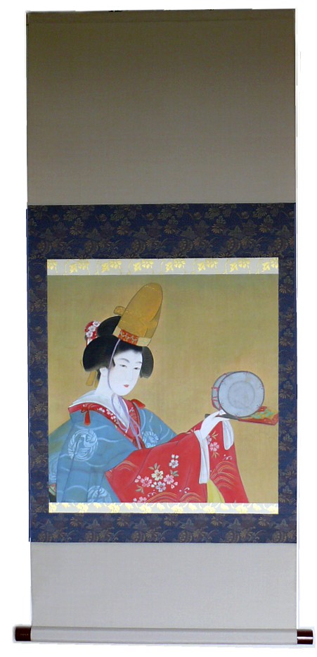 japanese antique painting on scroll, 1920's. The Japonic Online Store