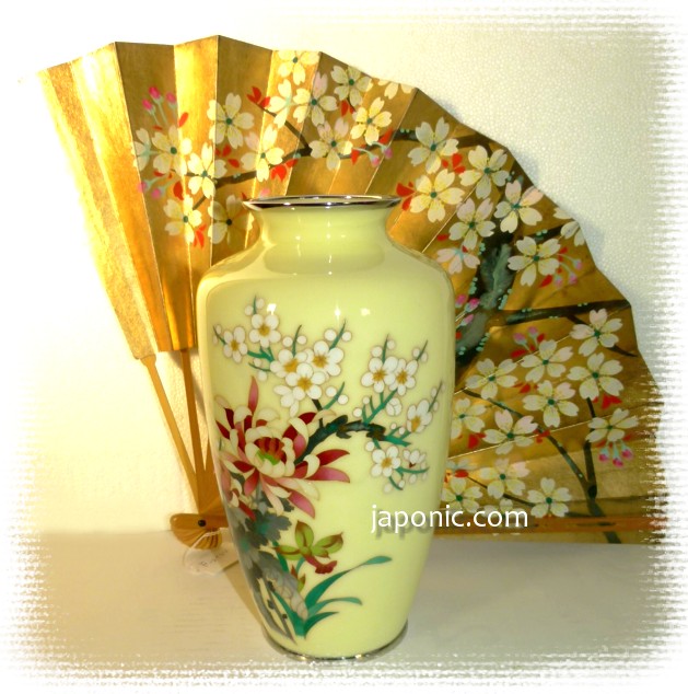 Japanese antique  cloisonné vase
