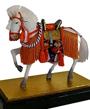 White Horse, Japanese figurine of Shinto's God of the Sun, 1960's