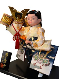 Young samurai, Japanese doll, 1980's