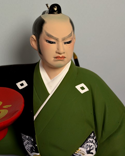 samurai, japanese hakata doll