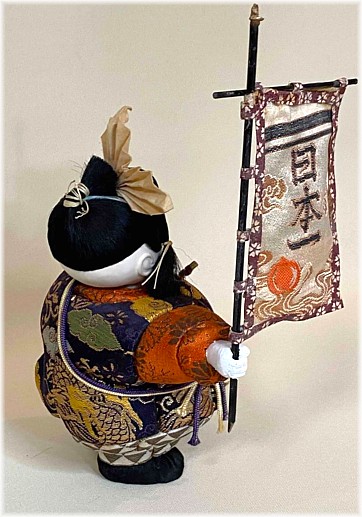 japanese traditional doll of a samurai warrior