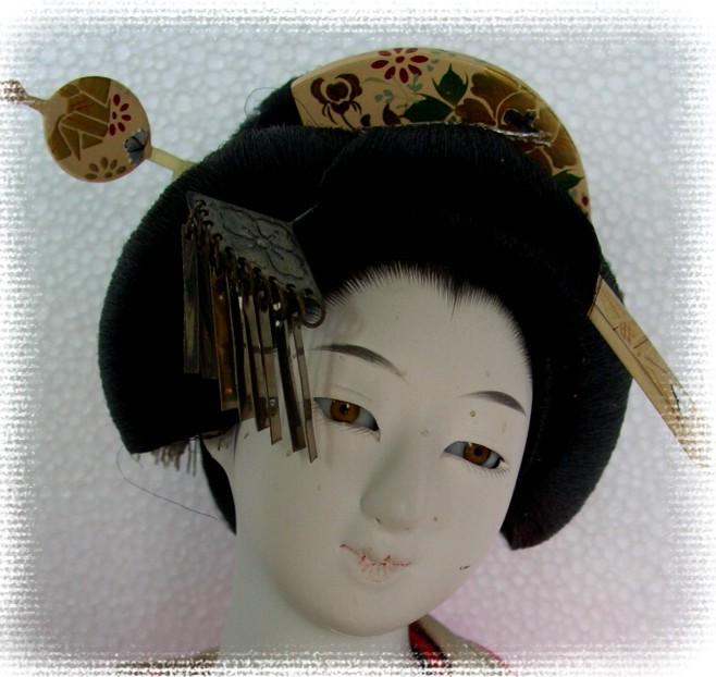 japanese antique geisha doll