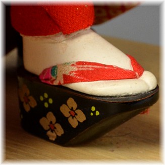 maiko's high pokkuri sandals