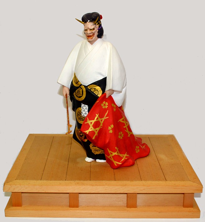 Dojoji, Japanese collectible Hakata doll, 1970's