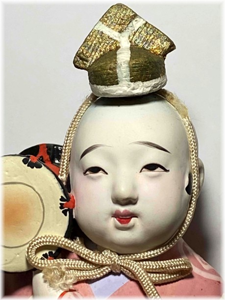 japanese antique hakata ceremic doll
