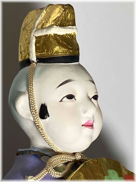 japanese antique hakata ceremic doll