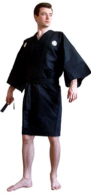 japanese man's short  kimono