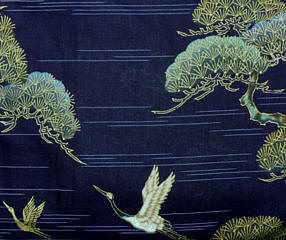 japanese cotton kimono design of fabric