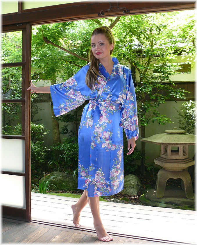 pure silk japanese short modern kimono