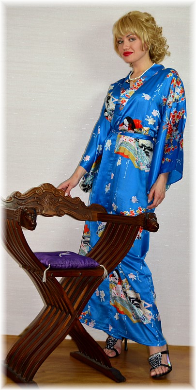 japanese silk kimono gown. the japonic online store