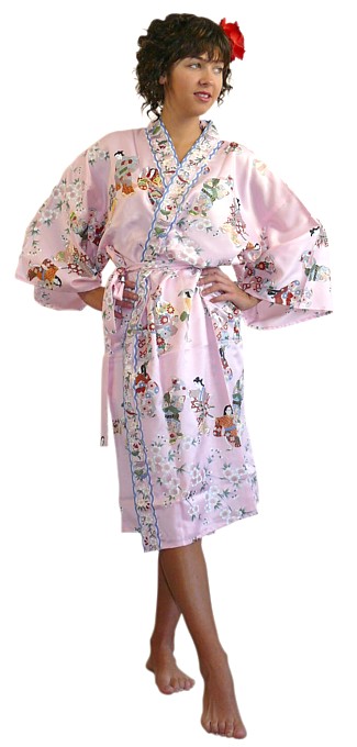 japanese modern short kimono 