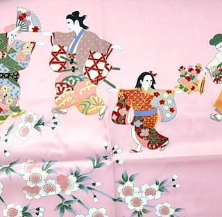 japanese  kimono Okinawa fabric