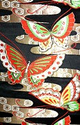 vintage japanese silk brocaded obi sash belt
