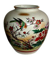 японская антикварная фарфоровая ваза