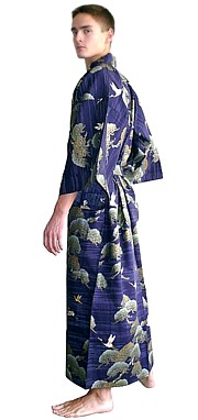 кимоно - мужской халат в японском стиле, сделано в Японии 