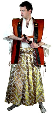 одежда самурая: дзинбаори, военная накидка
