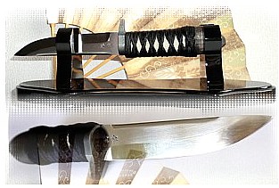 японский коллекционный нож авторский ручной работы Танто