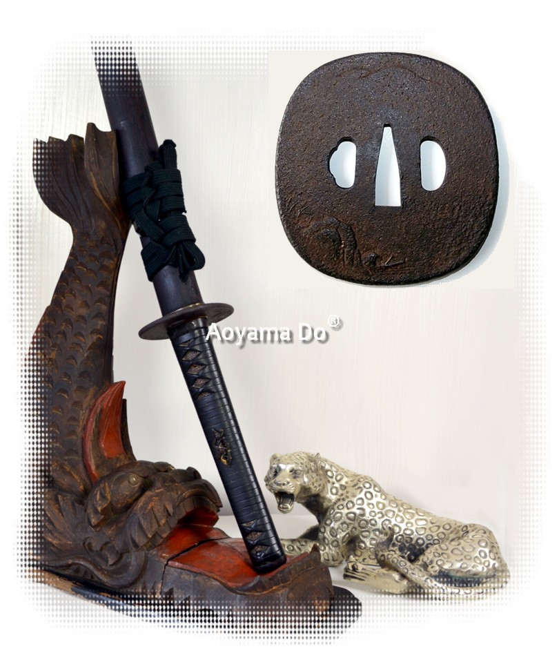 монтировка японского меча катана