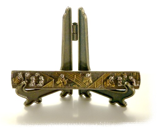 японский нож кодзука, подставка