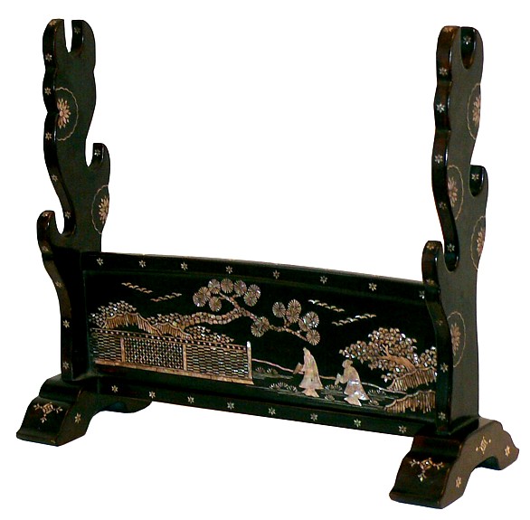 подставка для трех самурасйких мечей, Япония, 1950-е гг.