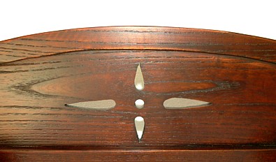 подставка резная для трех японских мечей. деталь