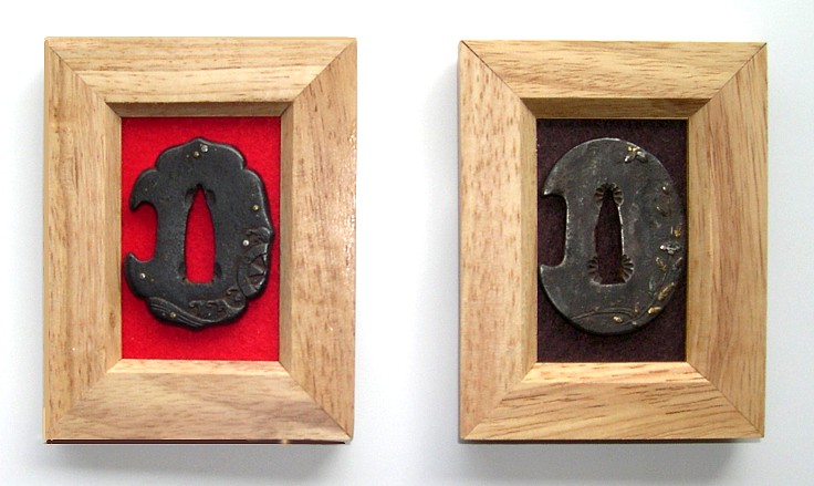 антикварные коллекционные японские цубы для танто