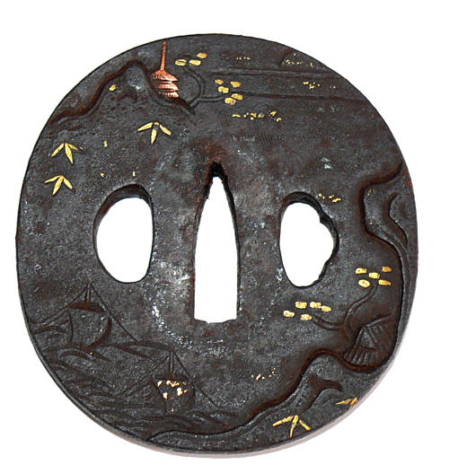 Цуба цветение сакуры в горах