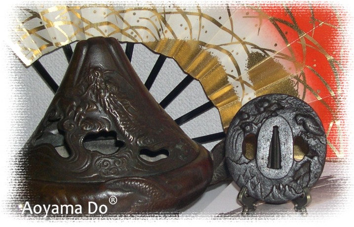 самурайские мечи и цубы, антикварная коллекция японского оружия