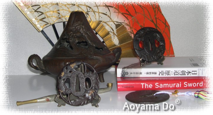 японские мечи катана - гарда самурайского меча цуба