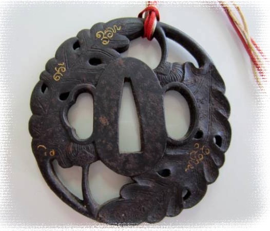 японские меч, гарда самурайского меча цуба