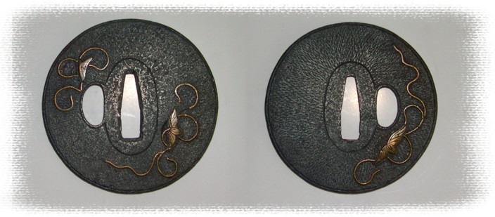 цуба - гарда японского меча в стиле ясуримэ