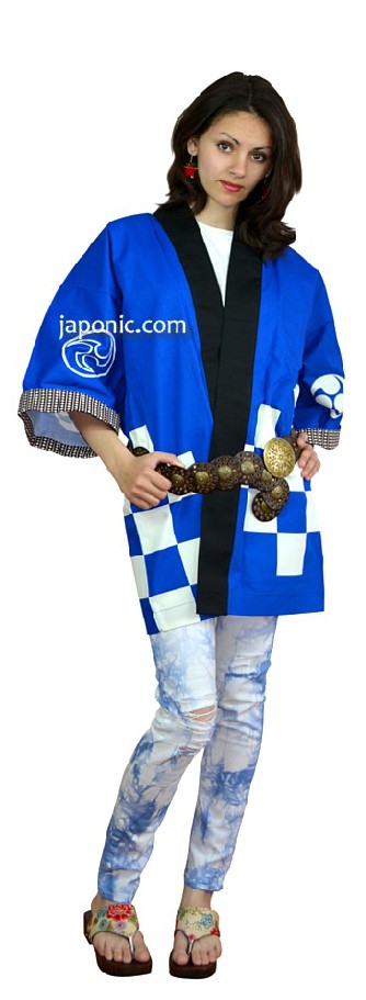 japanese outfit: hanten festival jacket, unisex, cotton 100%