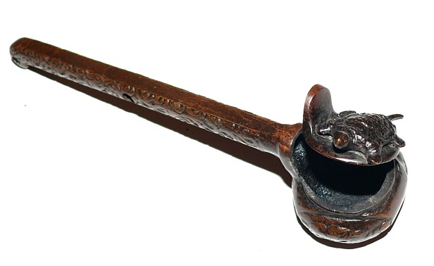 японская бронзовая чернильница с крышкой, 1850-90-е гг.