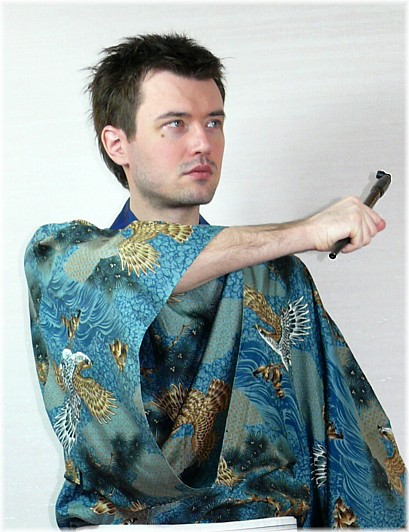 японская антикварная курительная трубка и оружие защиты кэнка кисэру