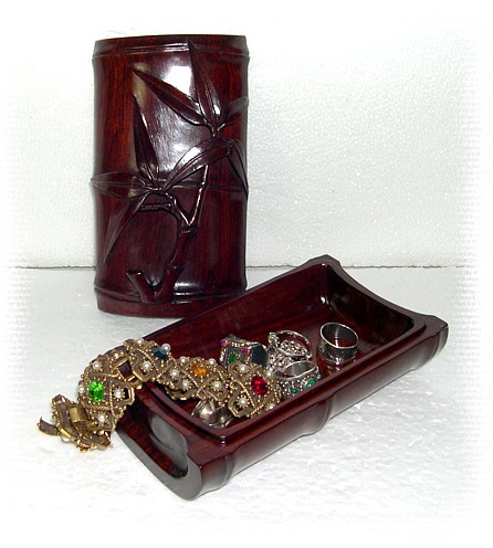 шкатулка для украшений, дерево, резьба, лак, Япония, 1920-е гг