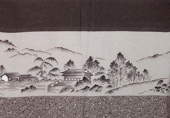japanese traditional man kimono fabric pattern