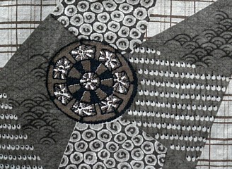 detail of kimono pattern