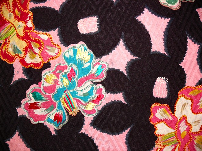 japanese kimono jacket silk fabric design