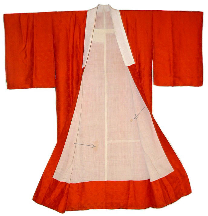 japanese woman's antique silk tradicitional kimono, 1920-30's