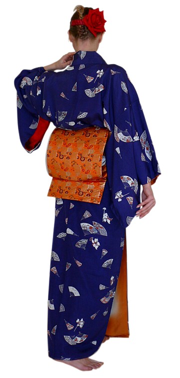 japanese traditional woman's kimono