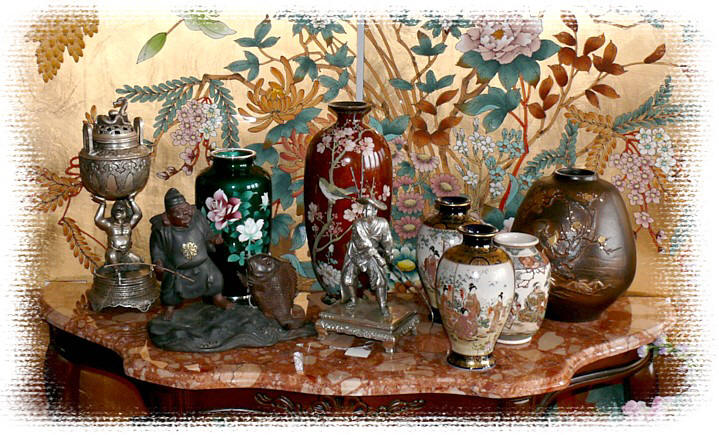 japanese porcelain and bronze vases and figurines. The Japonic Online Store