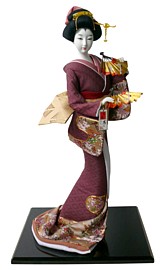 Japanese traditional doll. Samurai Warrior Doll, Kabuki and Noh dolls ...