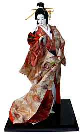 Japanese traditional doll. Samurai Warrior Doll, Kabuki and Noh dolls ...