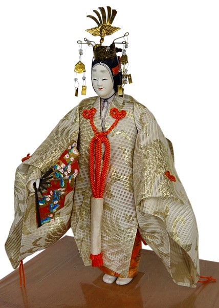 Japanese Noh Theatre Mask doll, 1960's