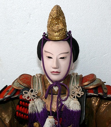 Japanese antique samurai doll