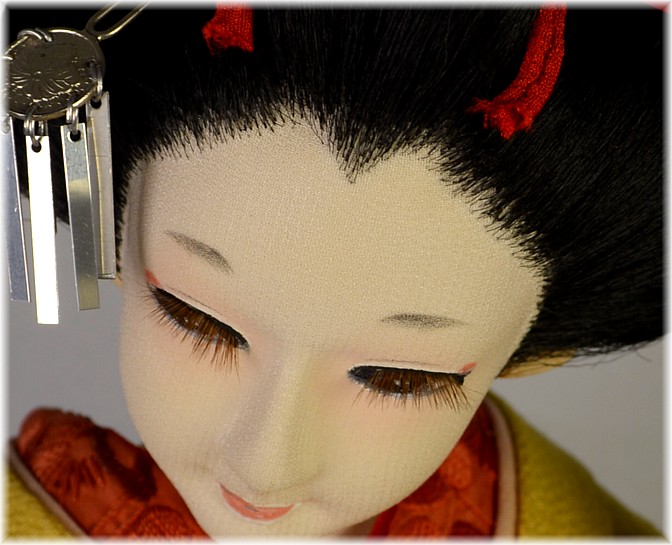 collectibla japanese antique doll
