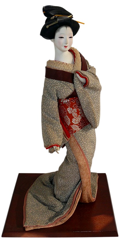 Japanese antique kimono  doll