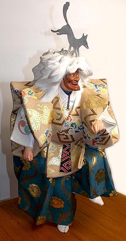 KOKAJI, Japanese Noh Theater Character, collectible japanese doll